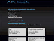Tablet Screenshot of aja.comline-shop.de